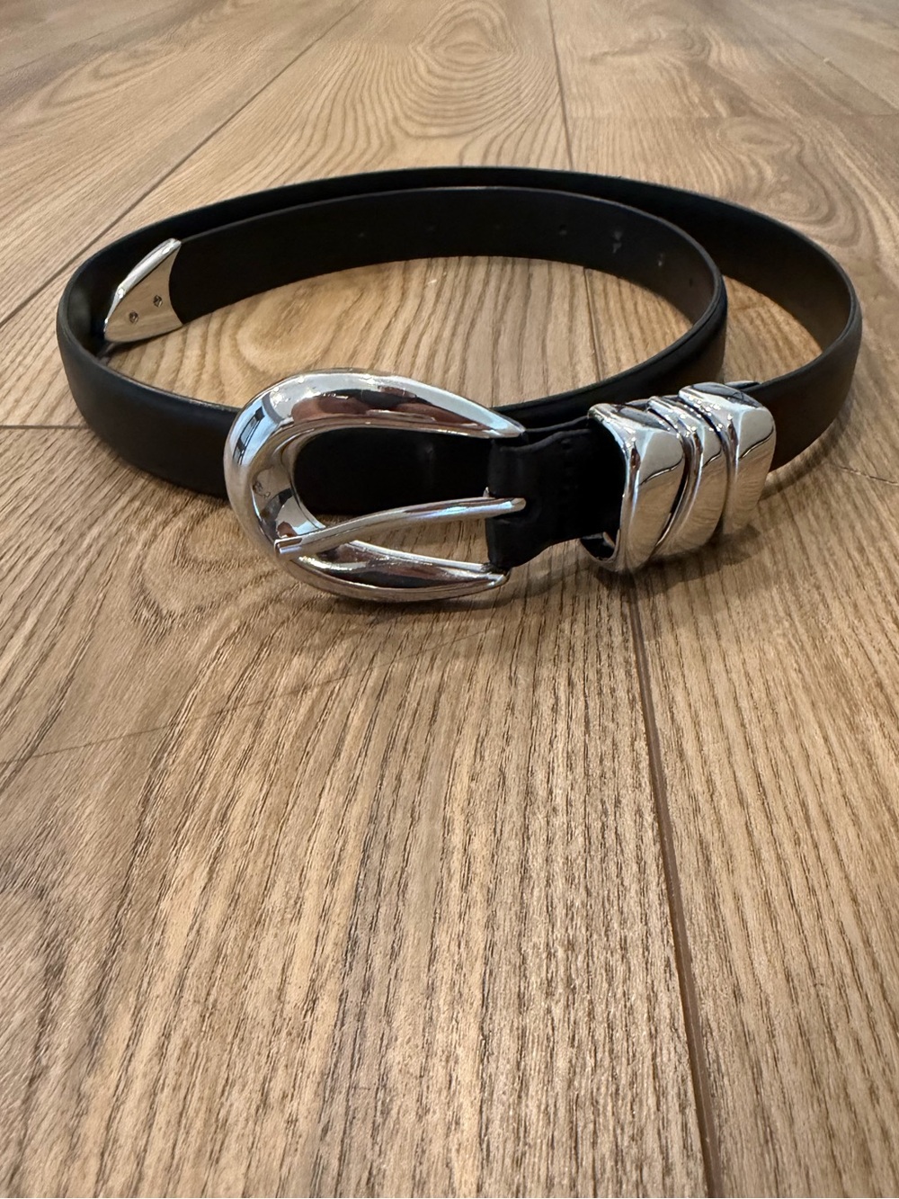 MADEWELL Black and Silver Belt